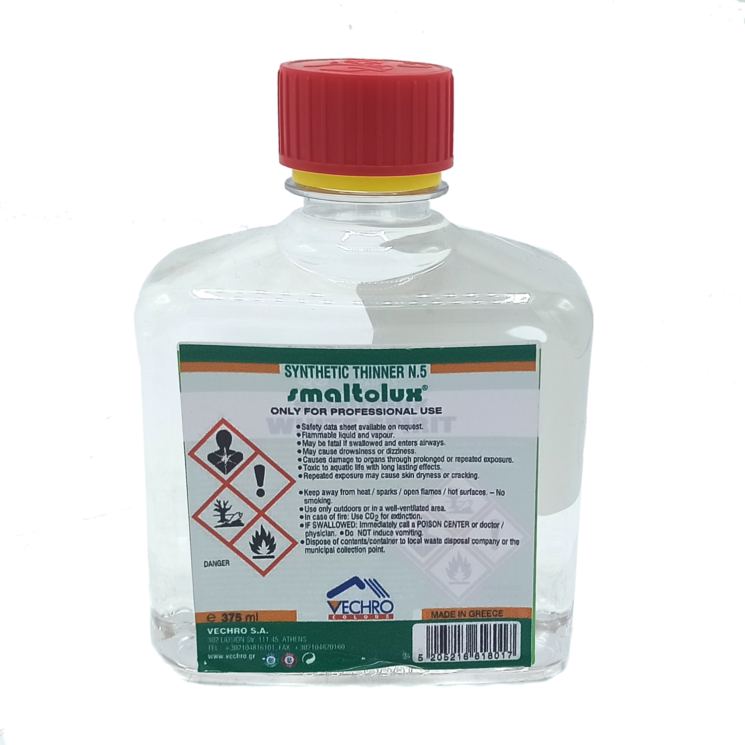 გამხსნელი SYNTHETIC Thinner N 5 375ml — გამხსნელები
